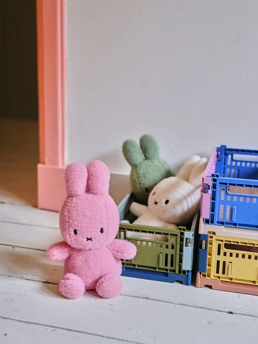 Плюшена играчка Miffy Eco Cotton Candy - бледозелен заек, 23 см.