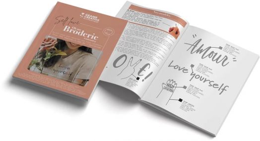 Комплект за бродиране на дрехи Graine Creative - Self Love