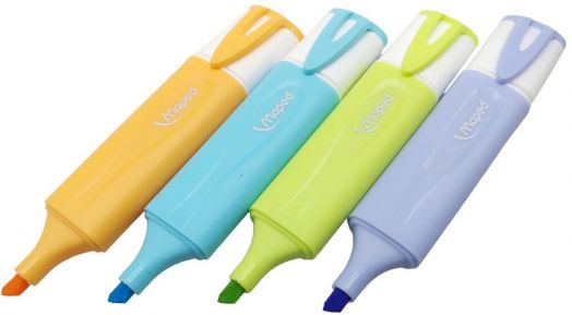 Текстмаркер Maped Fluo Peps Pastel, лилав