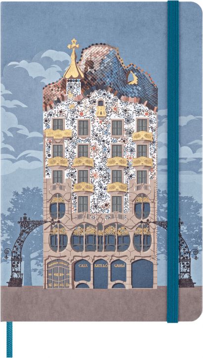 Комплект тефтер и ролер Moleskine Casa Batlló