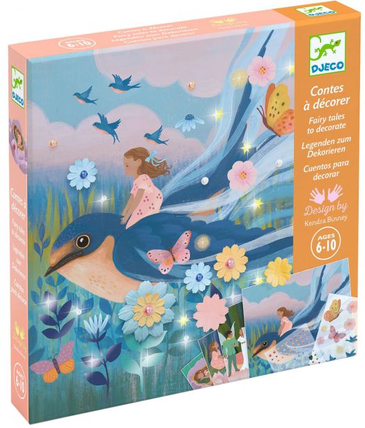 Творчески комплект Djeco - Украси приказката за Палечка