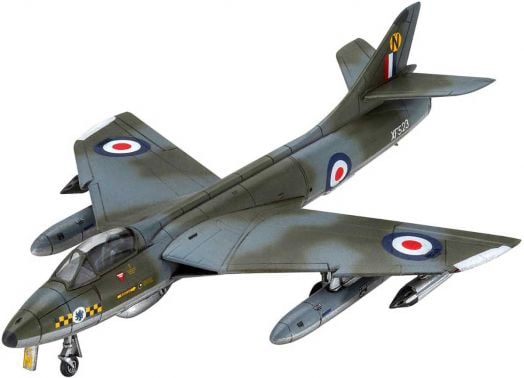 Сглобяем модел Revell - Самолет Hawker Hunter FGA.9