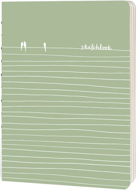 Скицник Drasca Plain A4 112 листа, райета