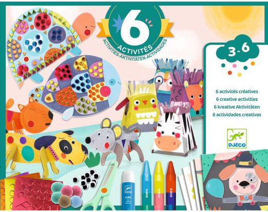 Креативен комплект Djeco - Къщата на животните