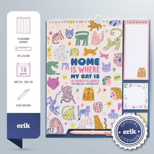 Планер-пад Grupo Erik Cats за 16 месеца - септември 2024 / декември 2025 година