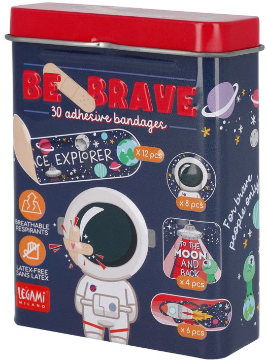 Лепенки за рани Legami - Space, 30 бр.