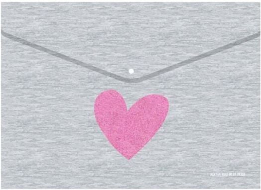 Папка Miquelrius Agatha Ruiz de la Prada Love формат А4 и затваряне с копче