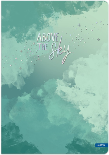 Тетрадка Lastva Sky, A5, 96 листа, широки редове