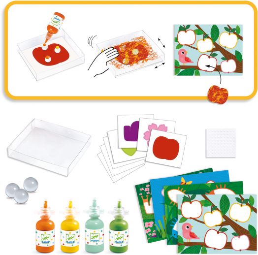 Комплект за оцветяване с топчета Djeco