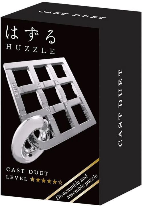 3D пъзел Eureka Hanayama Cast Mini Huzzle Duet Silver