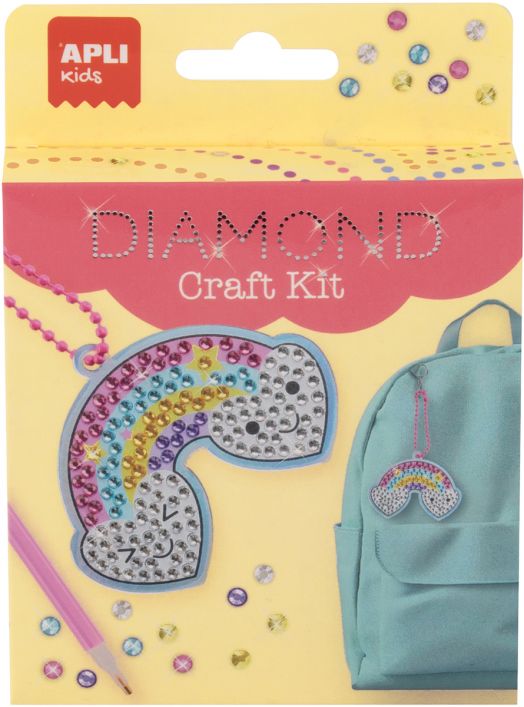 Креативен комплект Apli Kids - Направи си сам ключодържател дъга