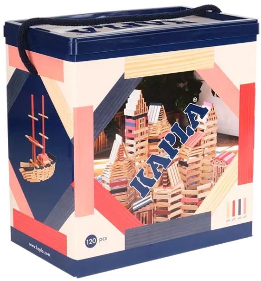 Дървен конструктор Kapla, 120 части