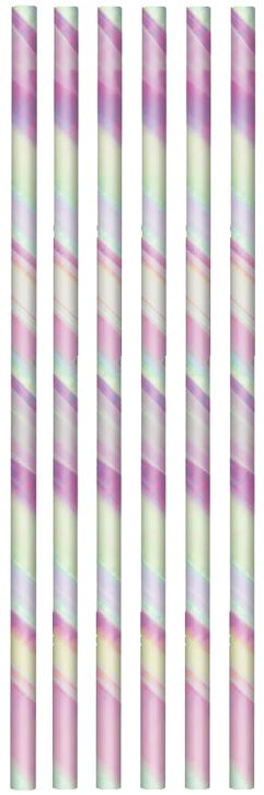 Сламки Creative Party - Iridescent, 24 бр.