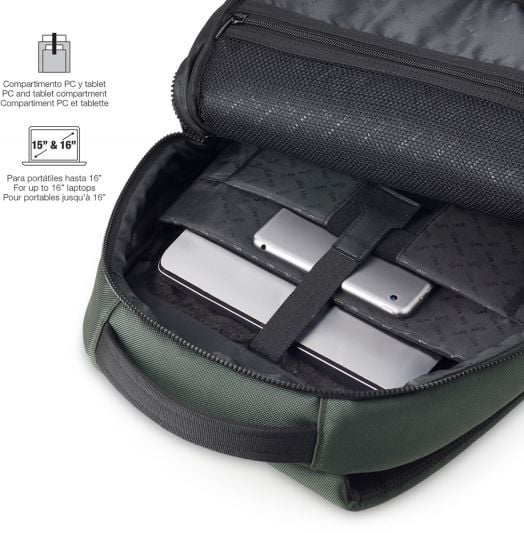 Раница за лаптоп Miquelrius Bag To Work Green, 46 х 38 х 13 см.