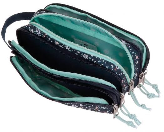 Несесер Pepe Jeans Alenka с пет отделения и ръкохватка