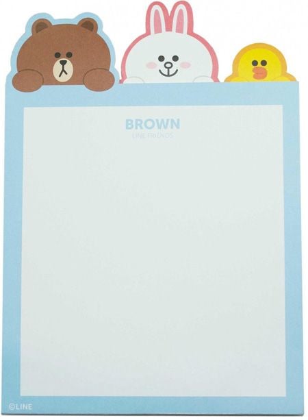 Пад за бележки Line Friends