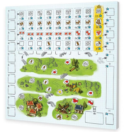 Настолна игра: Imperial Settlers: Roll & Write