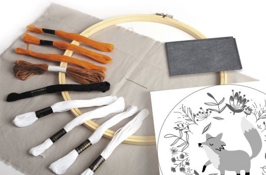 Комплект за бродиране Graine Creative - Лисица