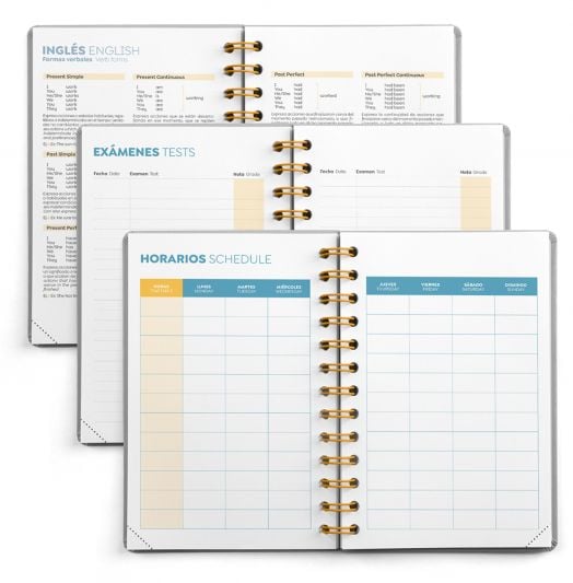 Седмичен тефтер - органайзер Miquelrius Currants от септември 2025 до август 2026 г.