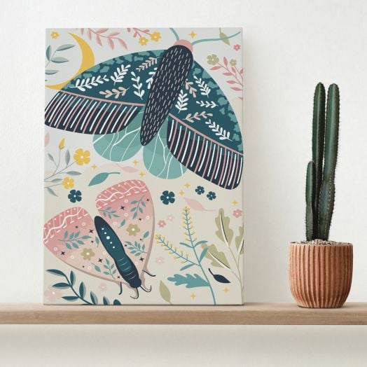 Комплект за рисуване по номера Graine Creative - Пеперуди 20 x 30 см.