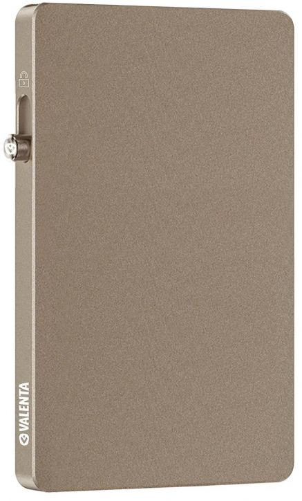 Алуминиев картодържател Valenta MagSafe Titanium Natural