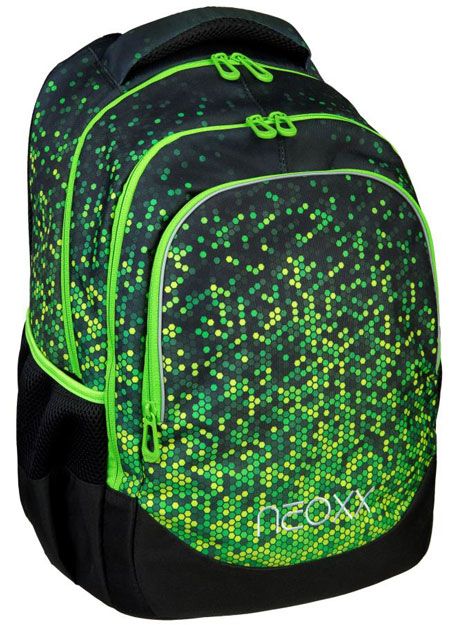 Ергономична ученическа раница Neoxx, зелена