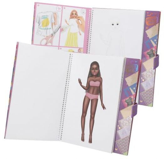 Книжка за оцветяване Top Model - Създай своя топ модел