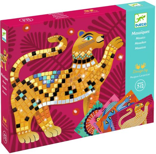 Творчески комплект Djeco: Мозайка дълбоко в джунглата