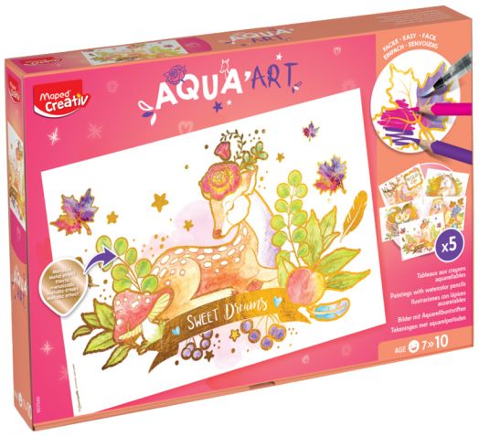 Комплект за оцветяване Maped Creativ - Aqua Art