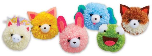 Творчески комплект 4M - Направи сам животинчета помпони