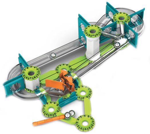 Магнитен конструктор Geomag Mechanics Gravity Re Race Track, 67 части