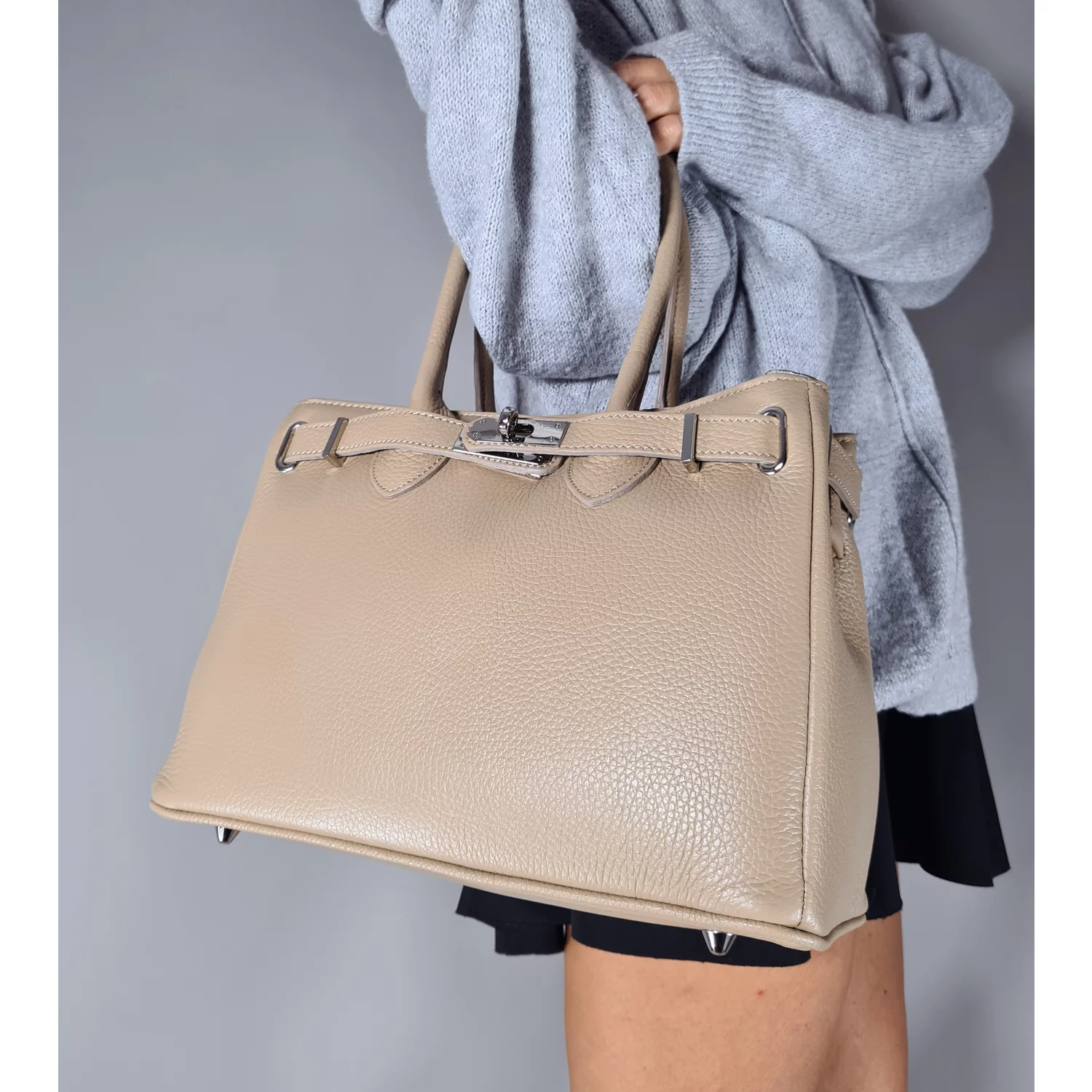 Geanta dama Piele Naturala Bej Vera