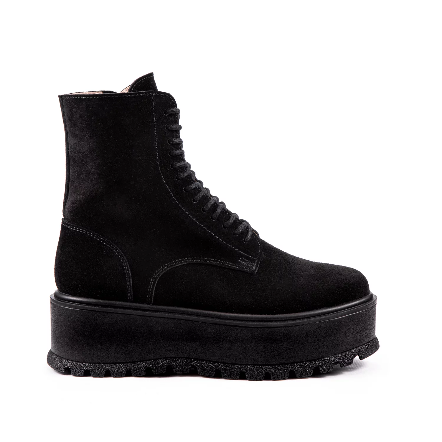 Ghete din piele naturala neagra Arty