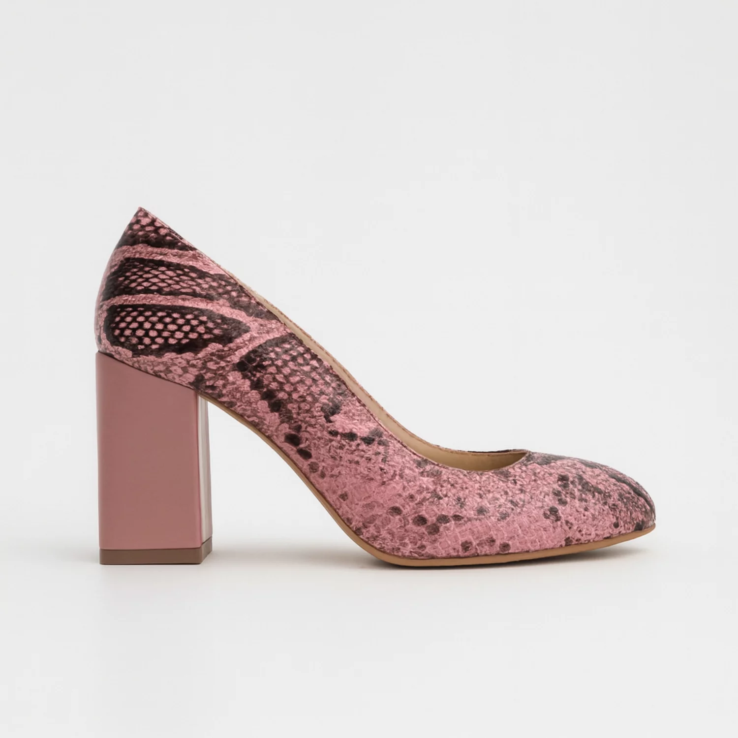 Pantofi dama Piele Naturala imprimeu somon Arden