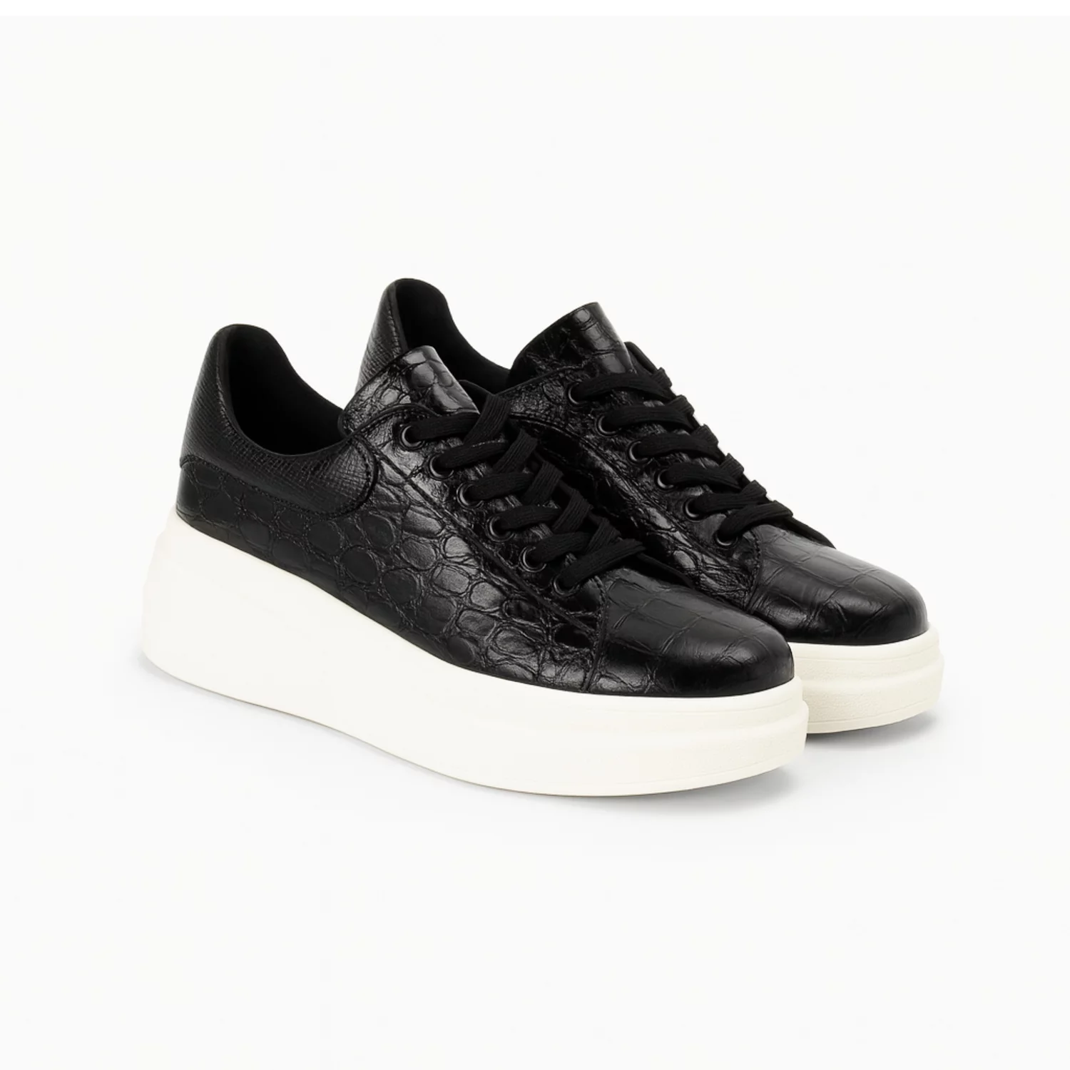 Pantofi casual Piele Naturala Presaj Negru Blaky B