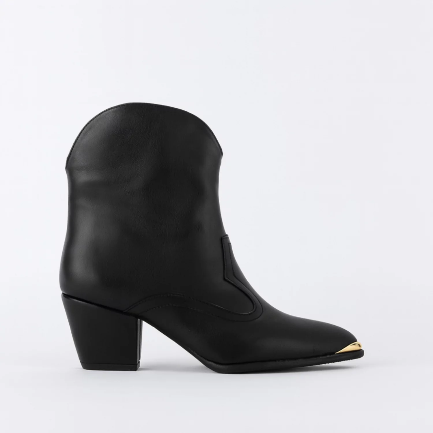 Ciocate dama Piele Naturala Negre Bartelo