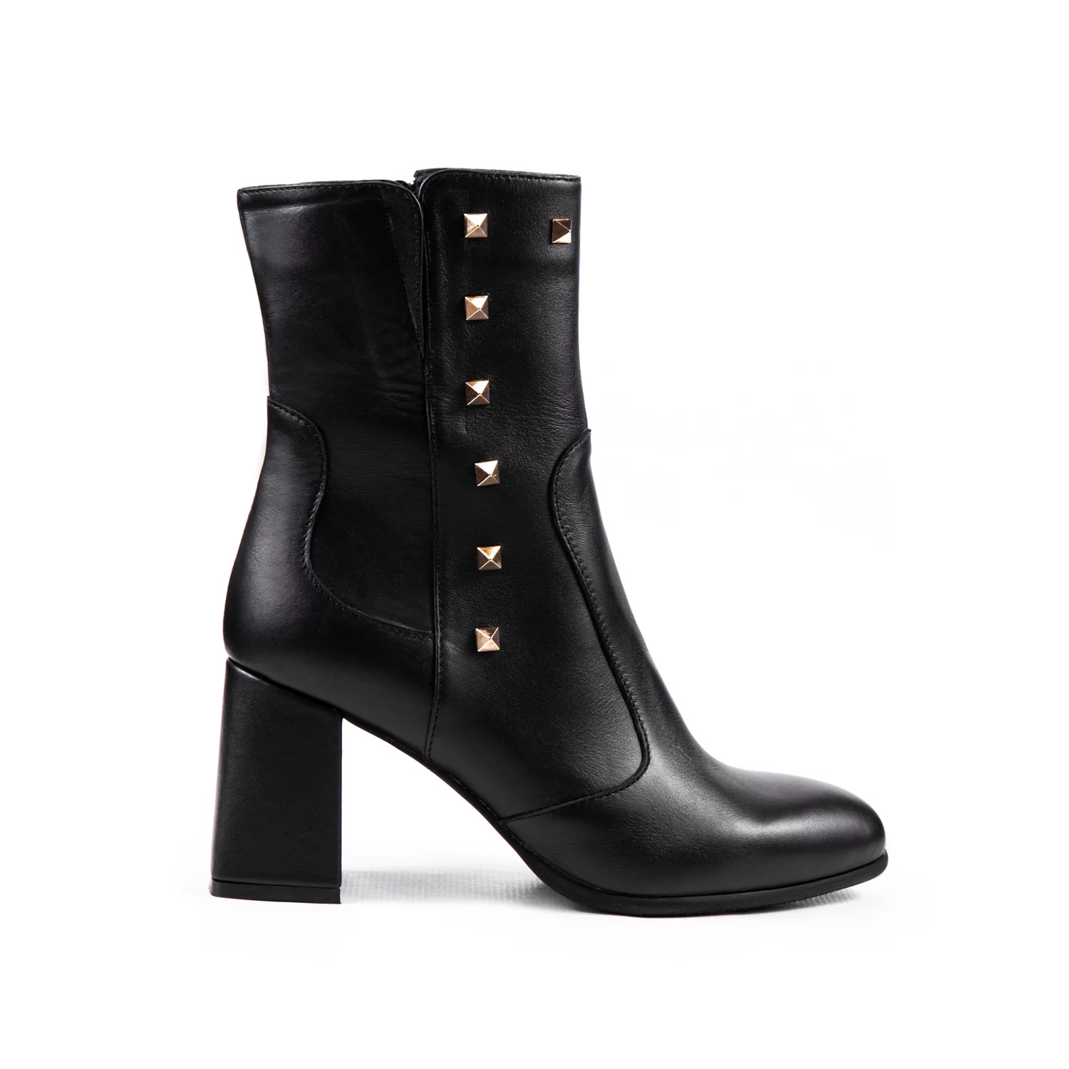 Ghete Piele Naturala neagra Paloma