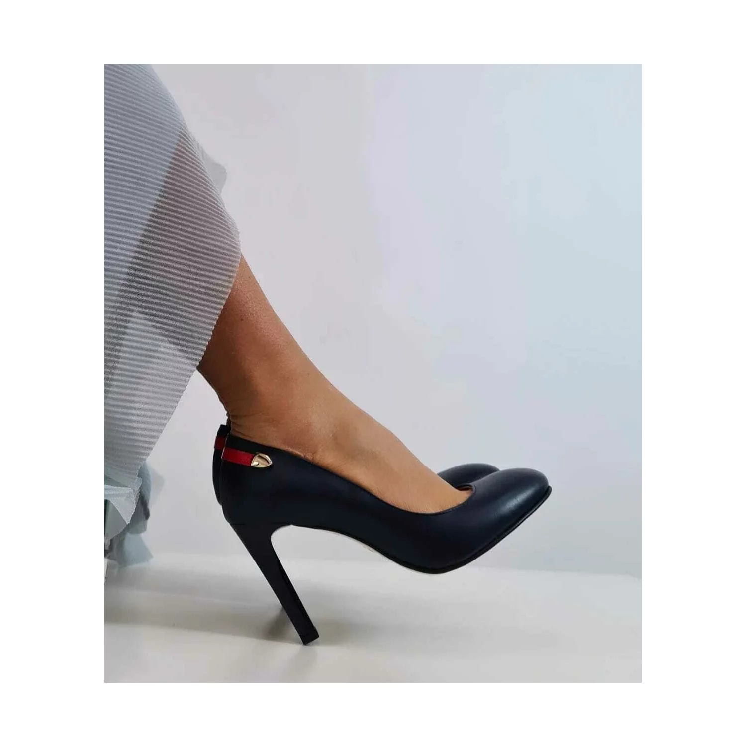 Pantofi piele bleumarin Sofi