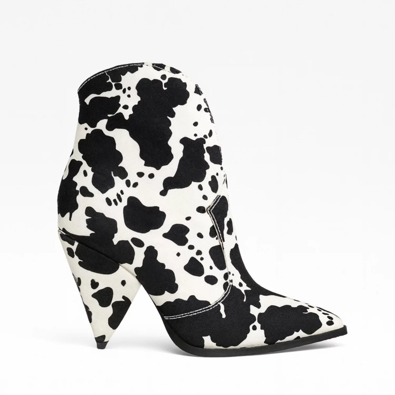 Ciocate din Piele Naturala imprimeu Alb-Negru Velina Noir