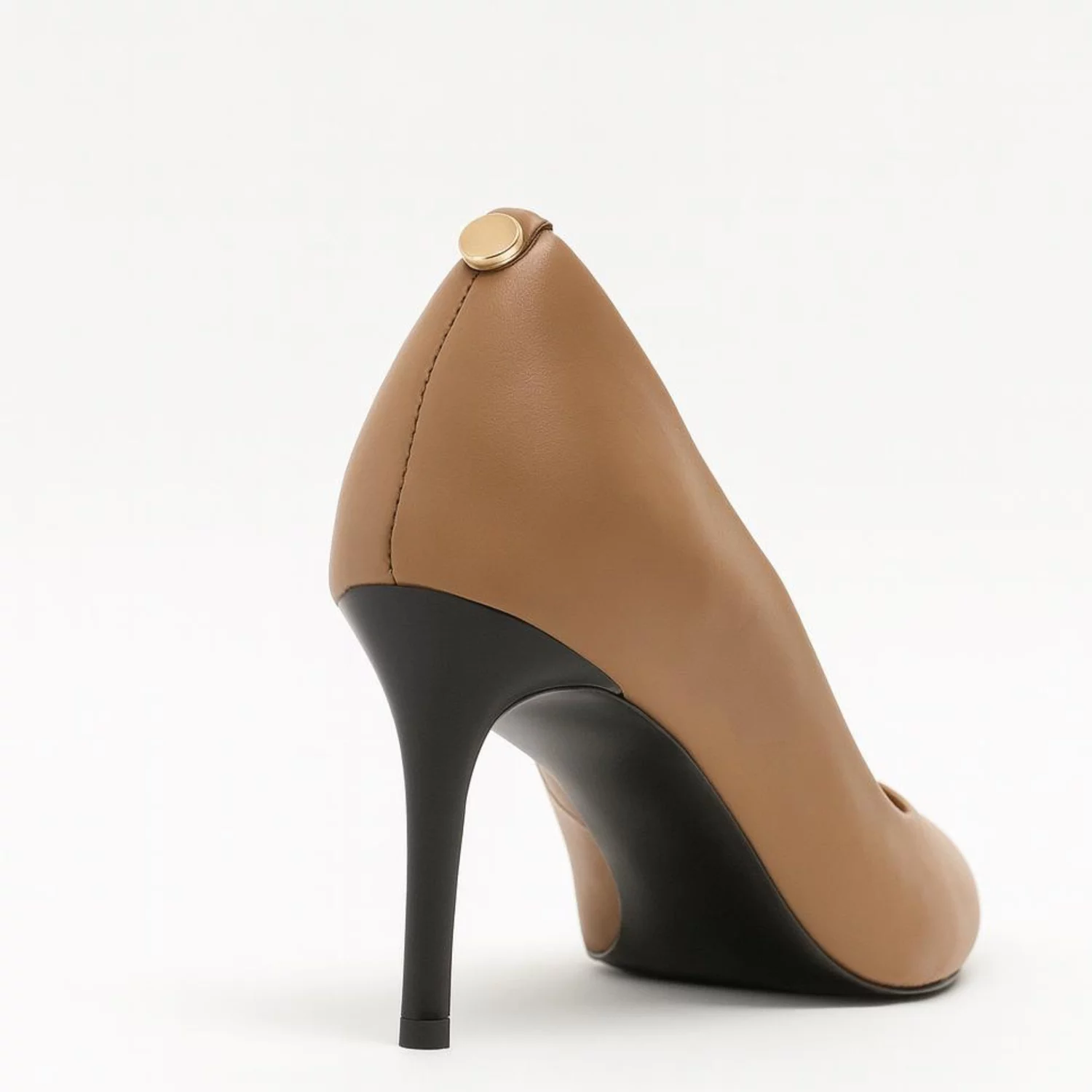 Pantofi stiletto Piele Naturala Camel Aylin