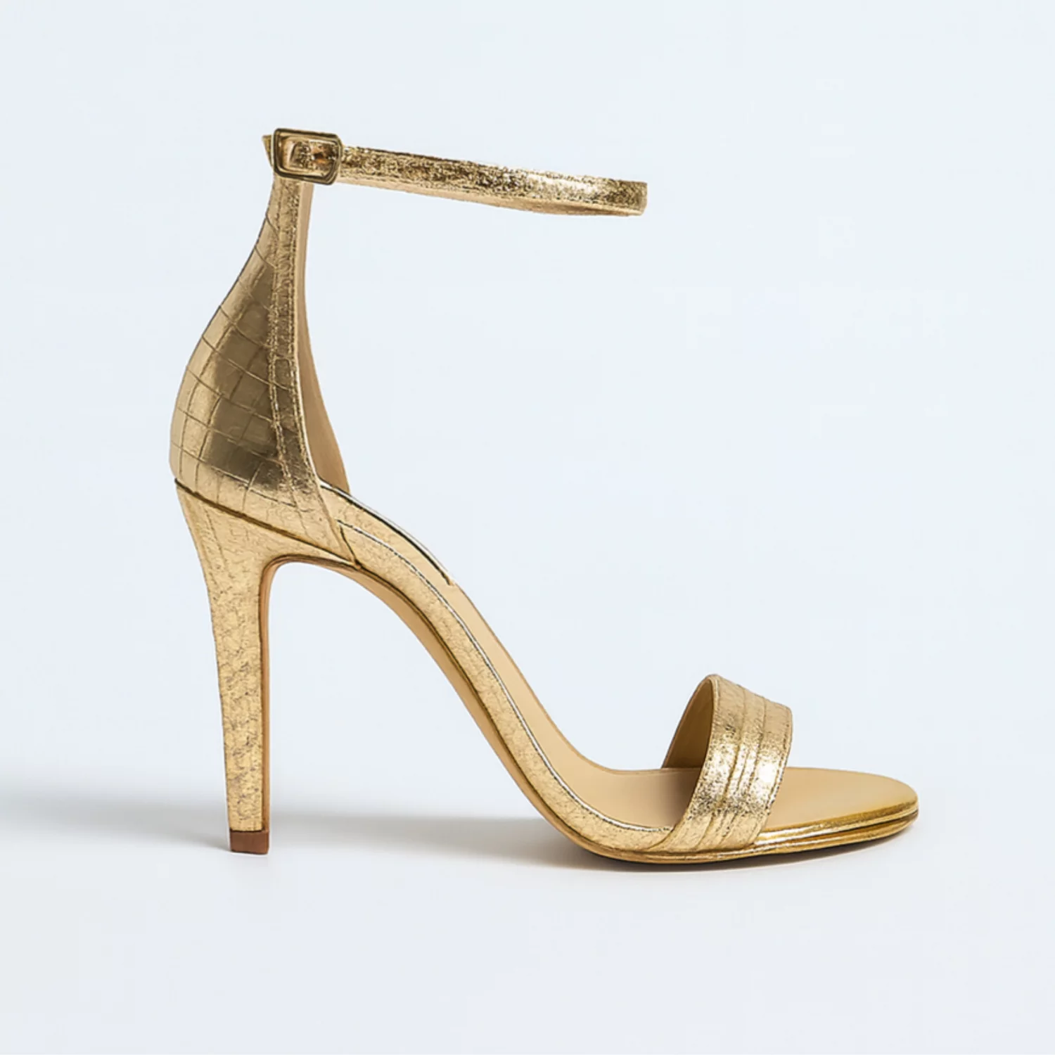 Sandale de ocazie piele aurie Volare