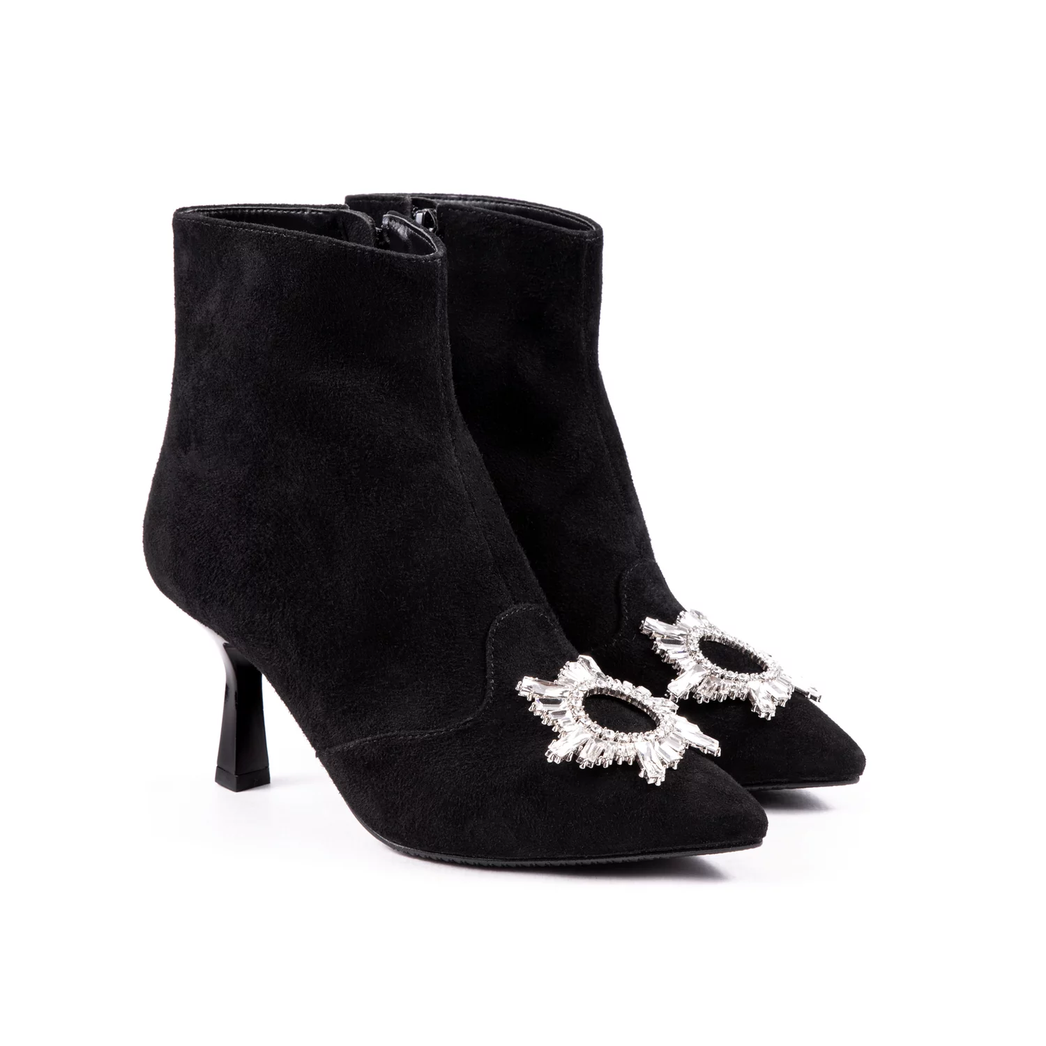 Botine Piele Naturala neagra Star