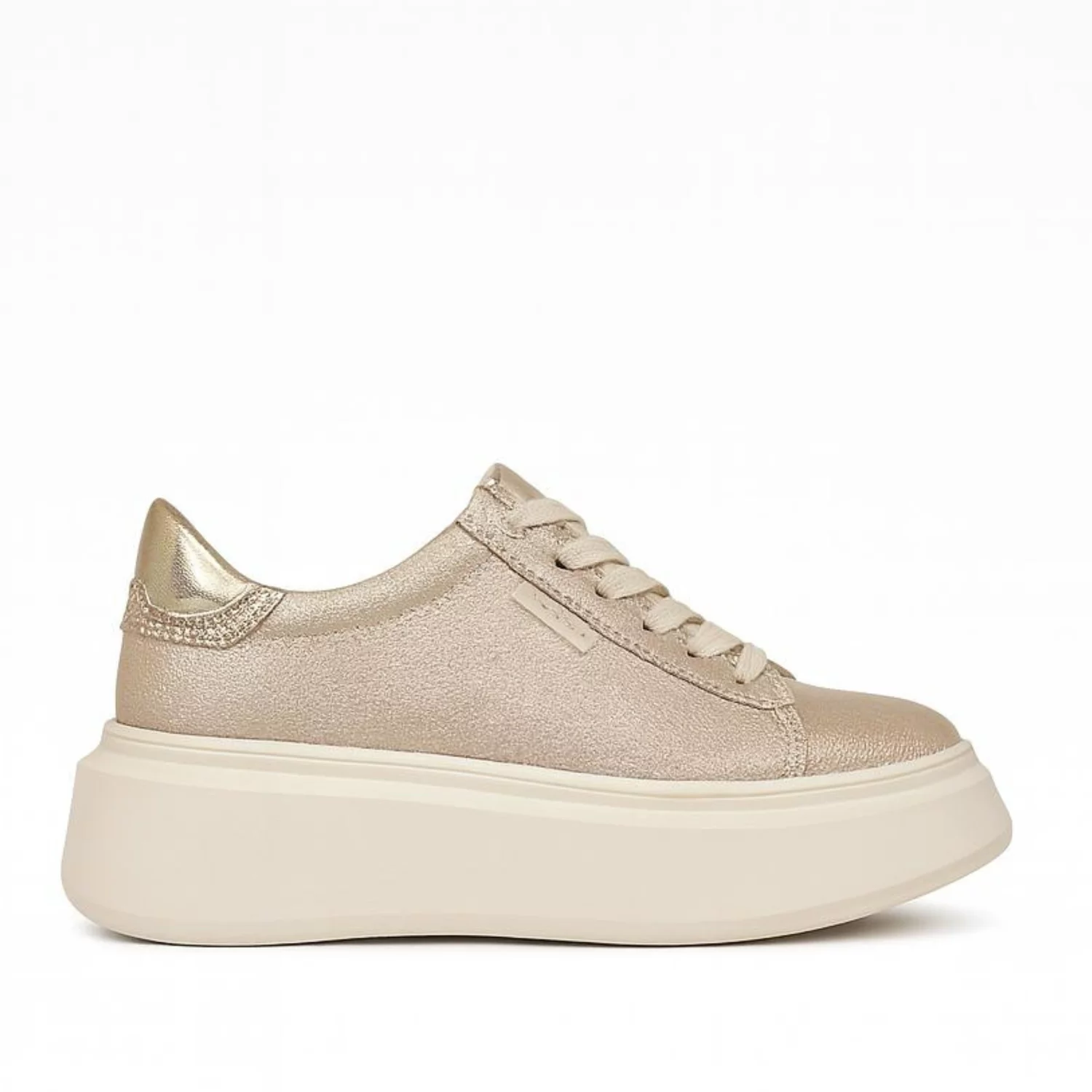 Pantofi dama casual Piele Naturala Auriu pal Dalia