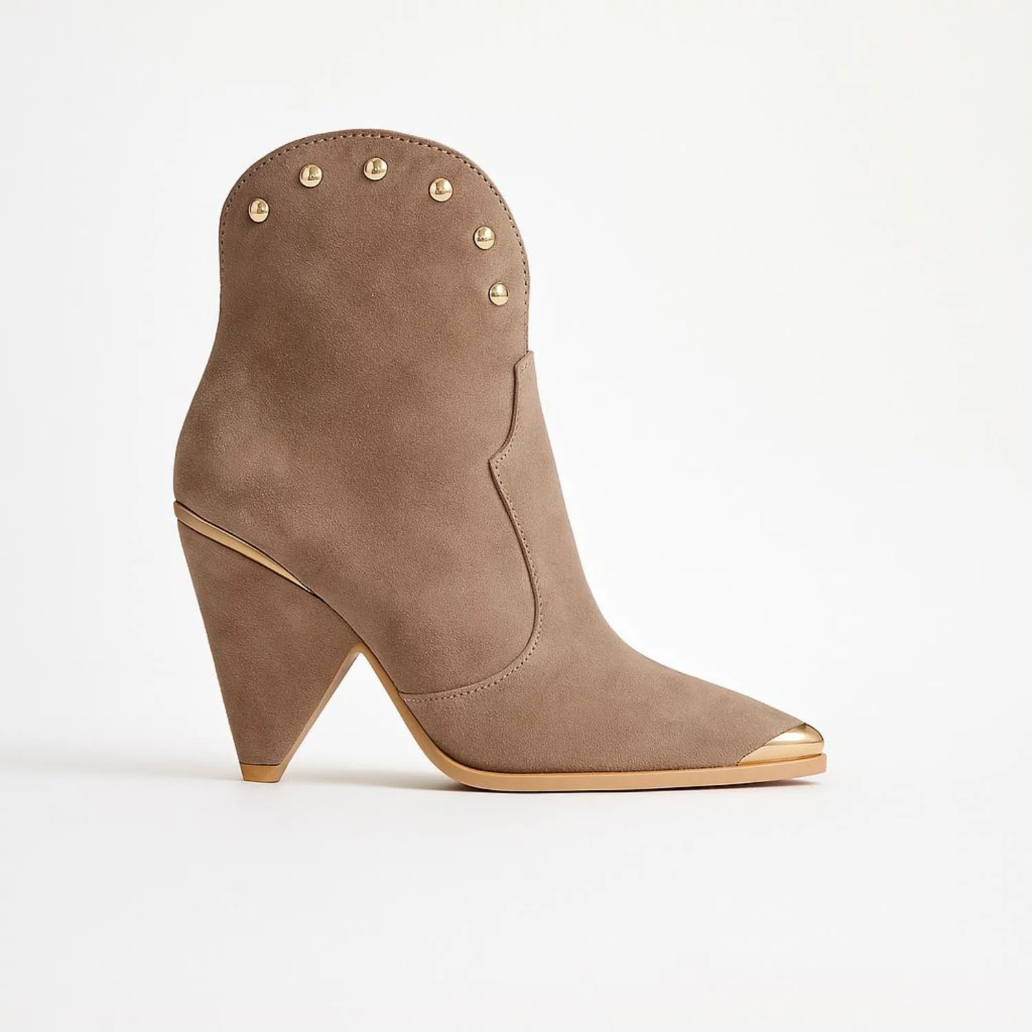 Ciocate Piele Naturala Capucino cu accesorii aurii Light