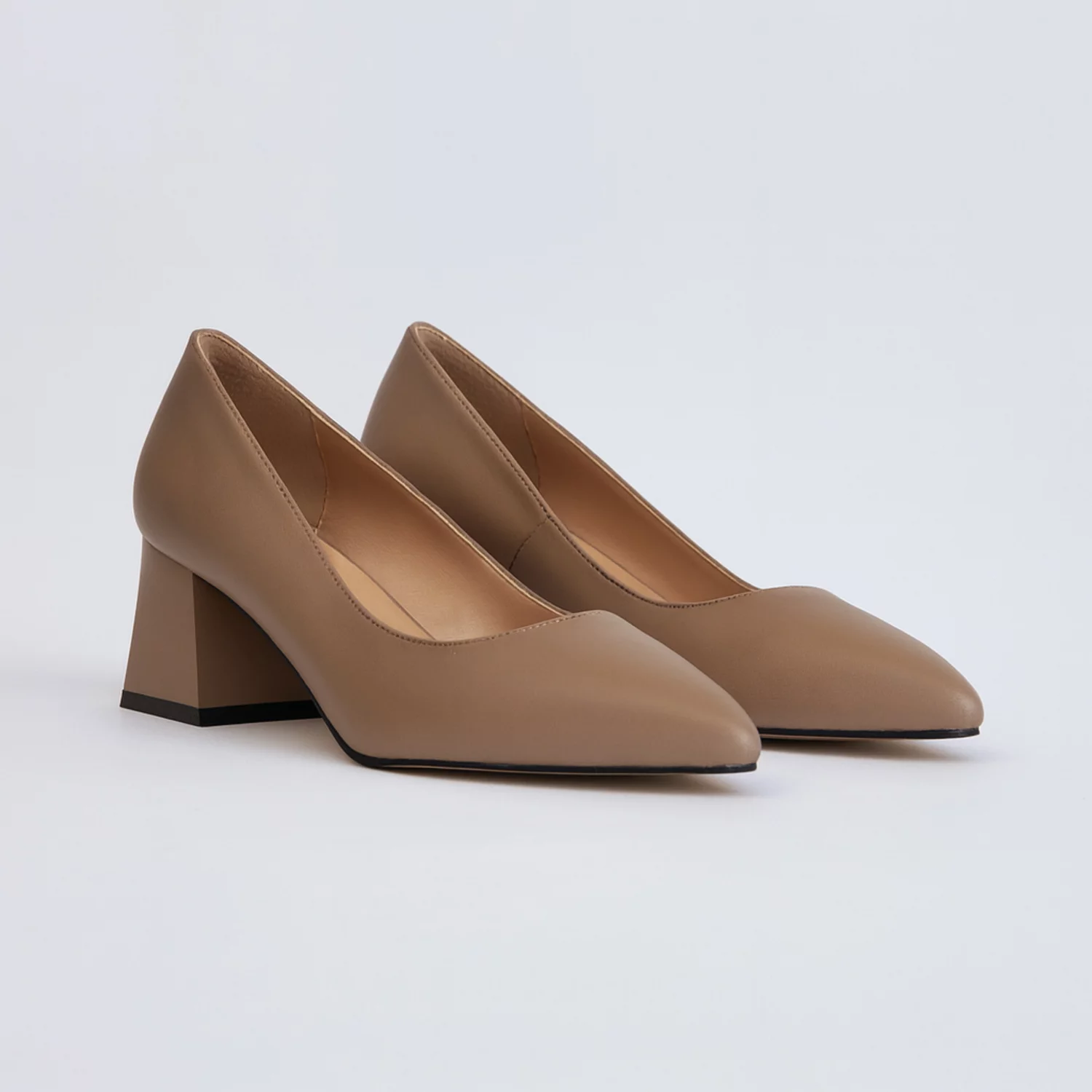 Pantofi dama din Piele Naturala bej Alina