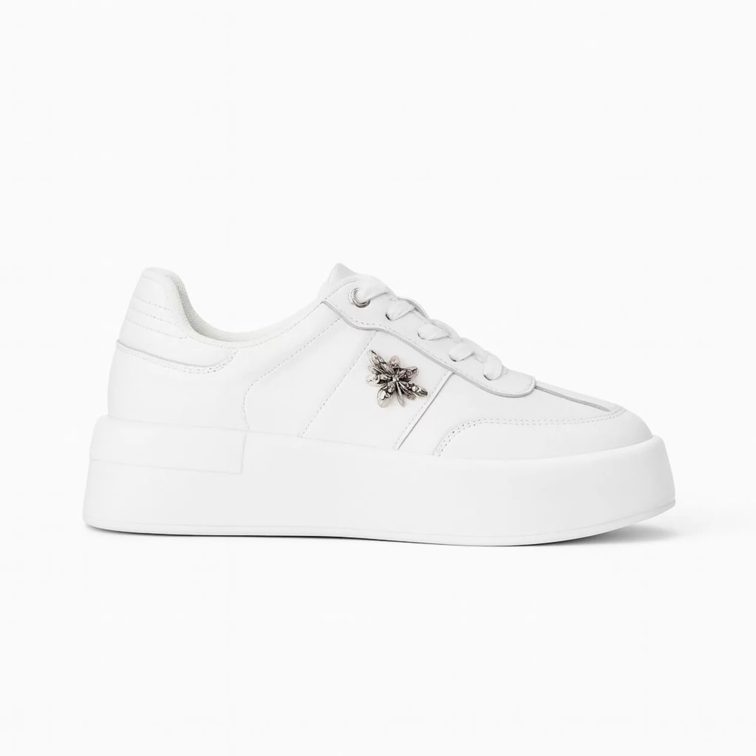 Pantofi casual Piele Naturala Albi Lissa