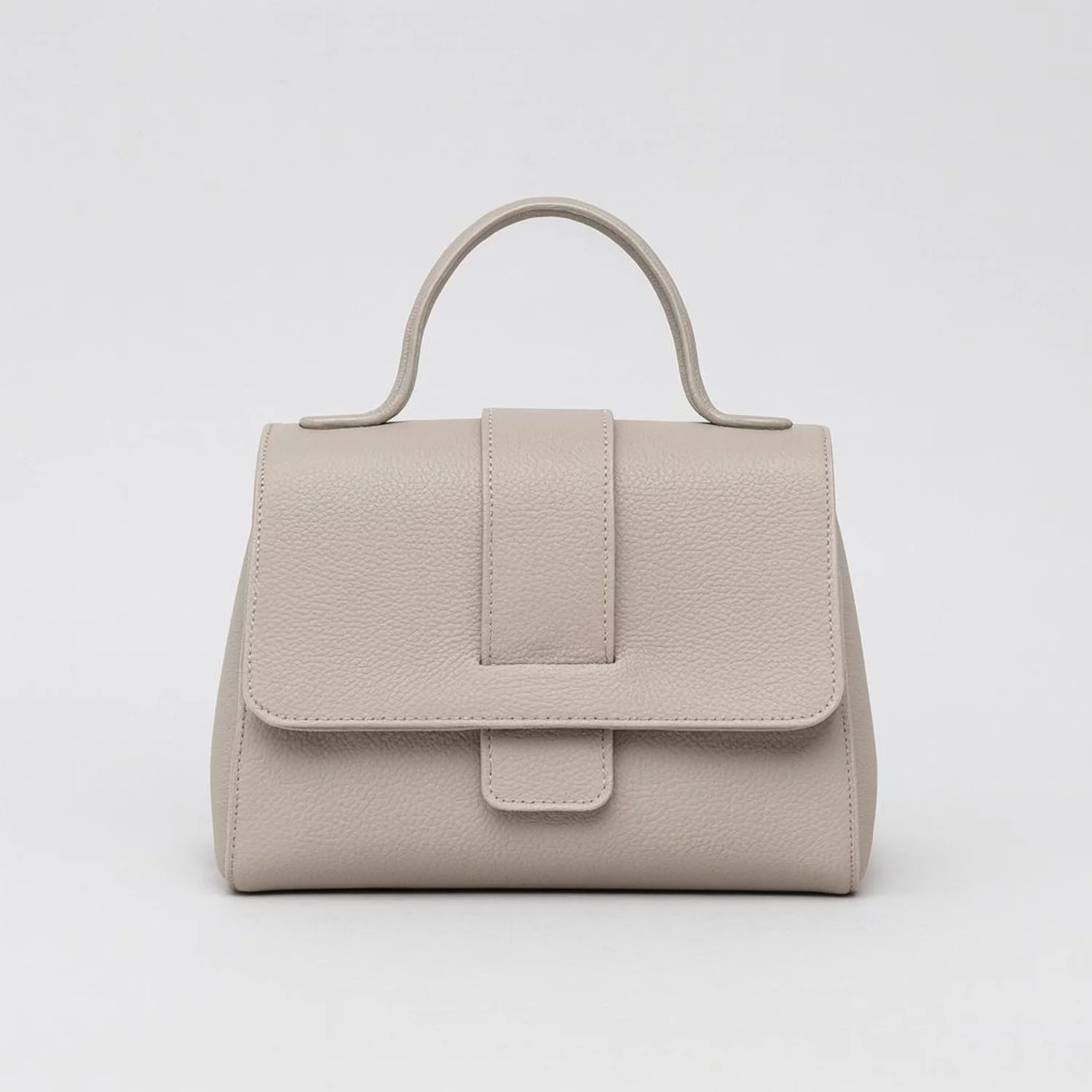 Geanta dama din Piele Naturala Bej Adelle Mc