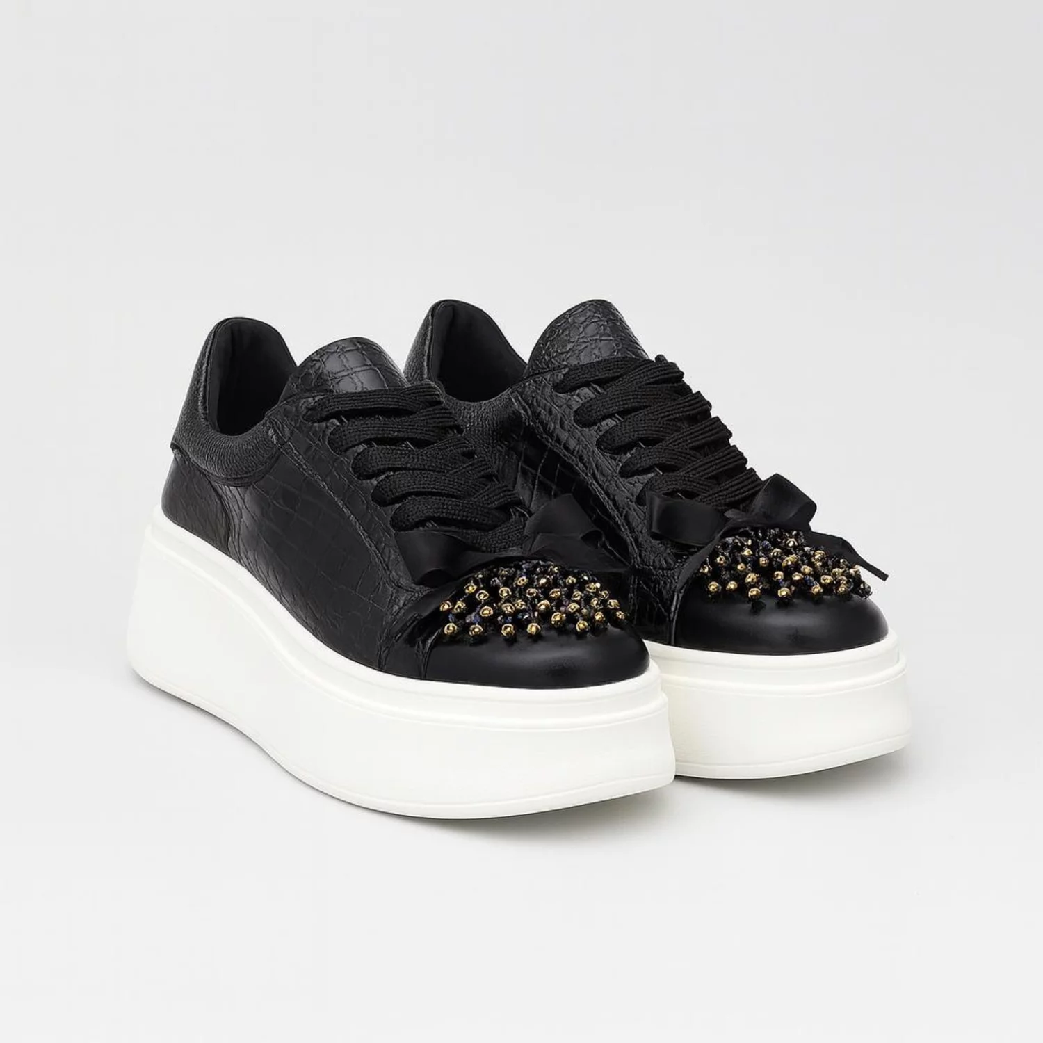 Pantofi casual Piele Naturala Presaj Negru Blaky