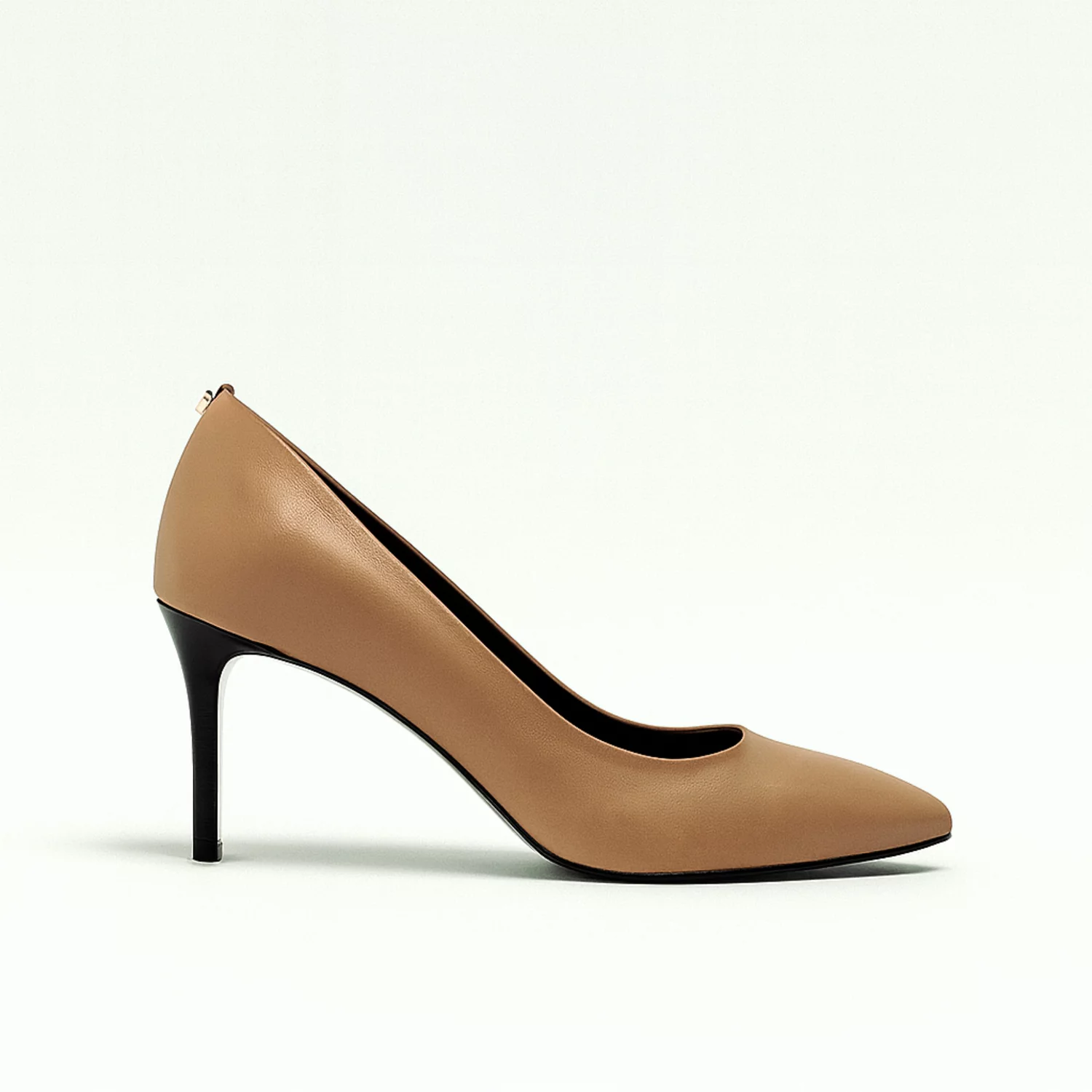 Pantofi stiletto Piele Naturala Camel Aylin