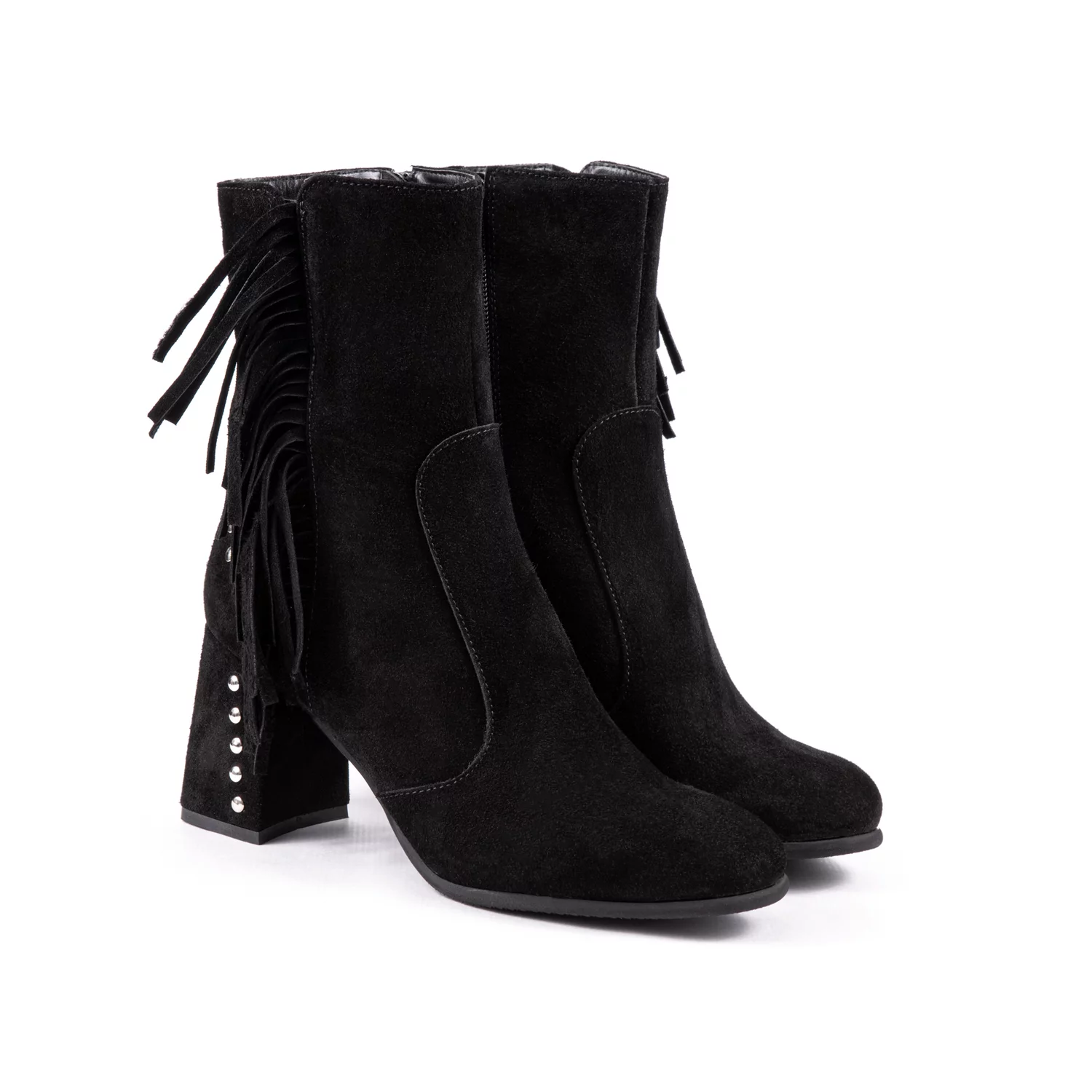 Ghete Piele Naturala neagra Genova